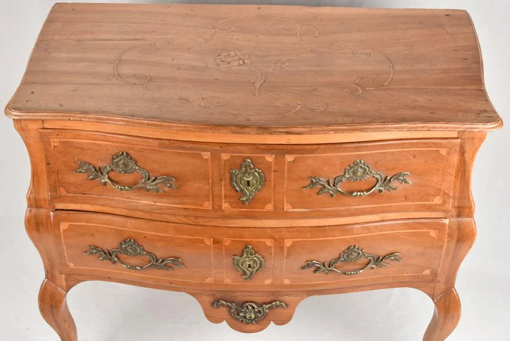 18th century Louis XV commode with marquetry 44½"