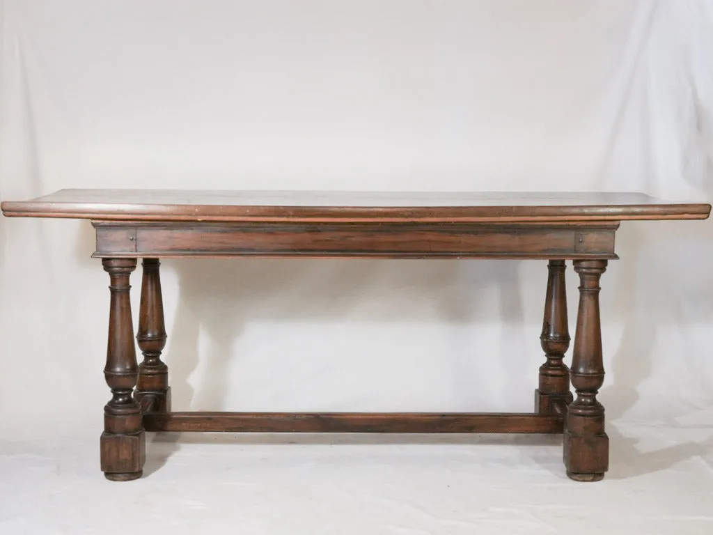 18th century walnut dining table / console table - Italian 72¾" x 30¼"