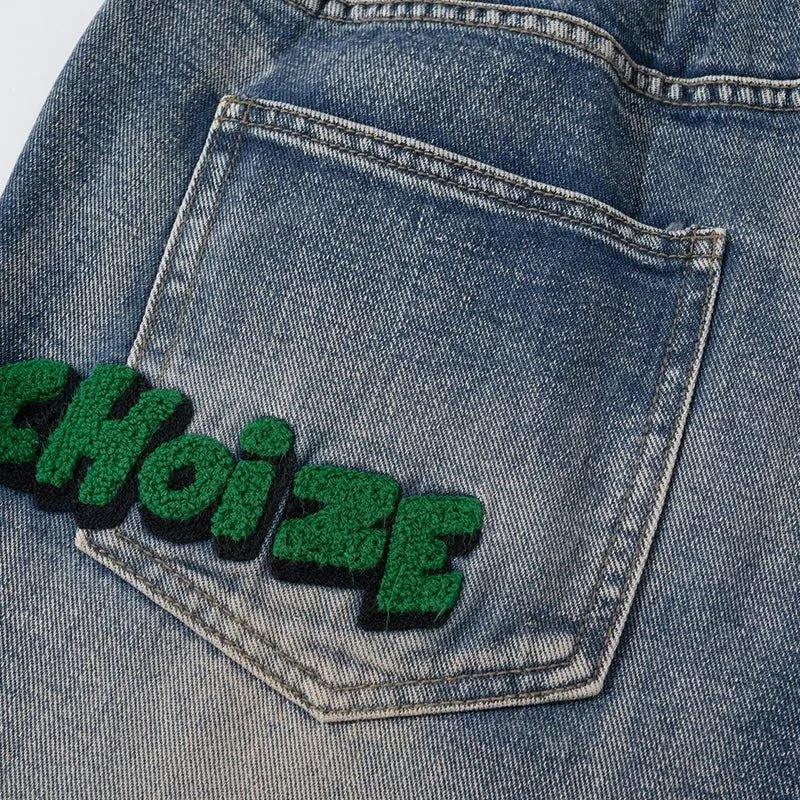 1984 Distressed Wash Jeans Choize