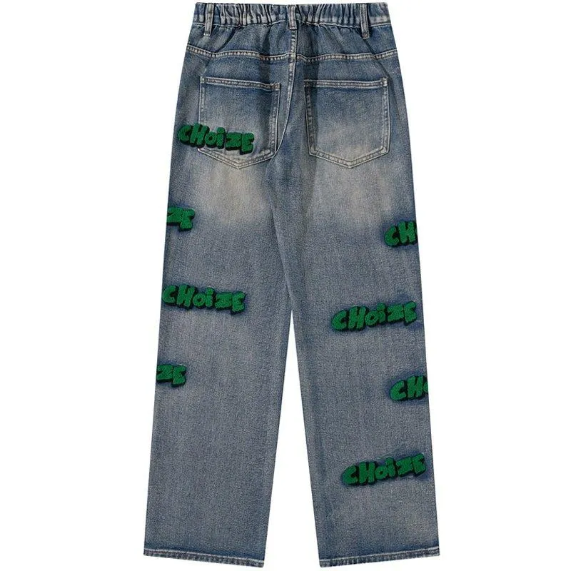 1984 Distressed Wash Jeans Choize