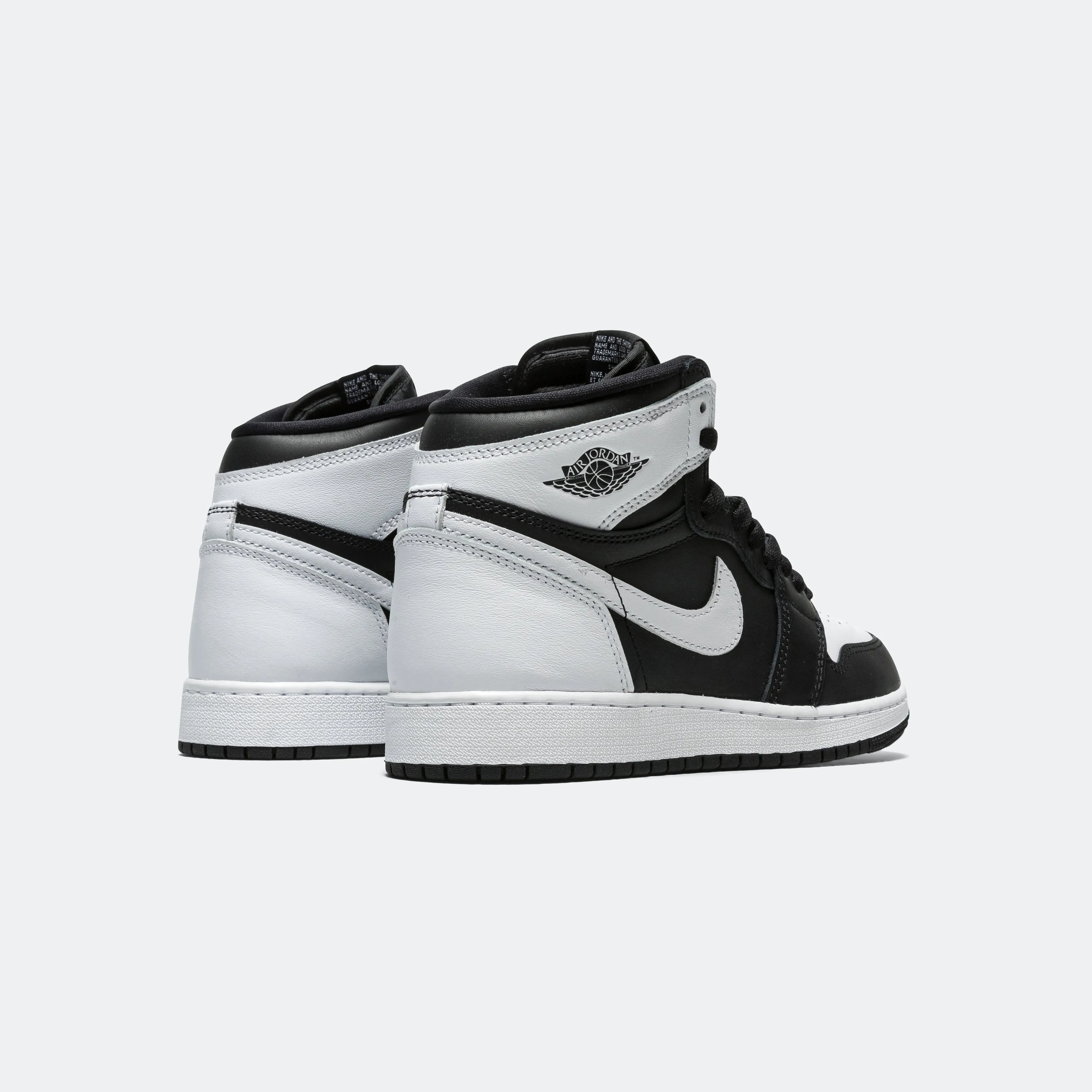 Air Jordan 1 Retro High OG (GS) - Black/White-White