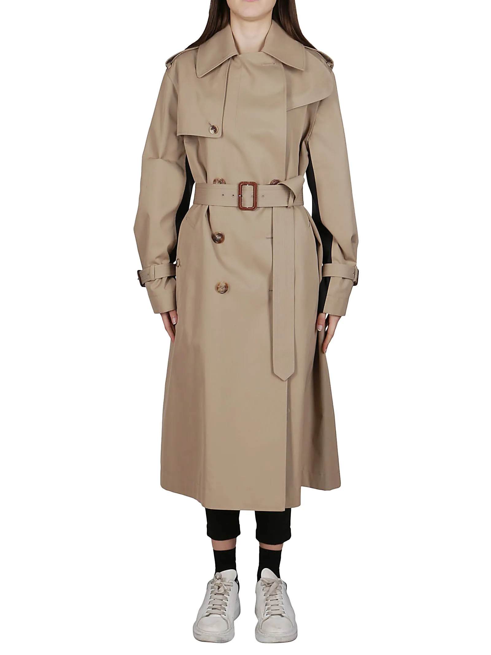 Alexander McQueen Graffiti Hybrid Trench Coat