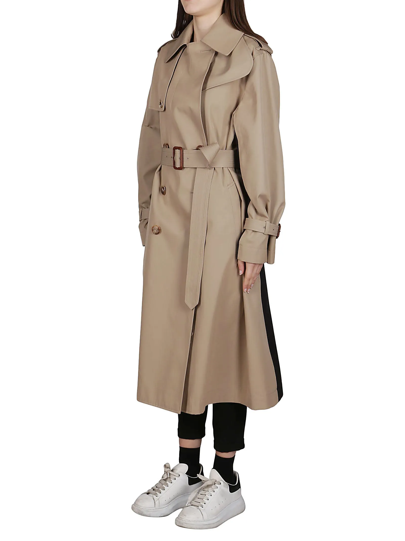 Alexander McQueen Graffiti Hybrid Trench Coat