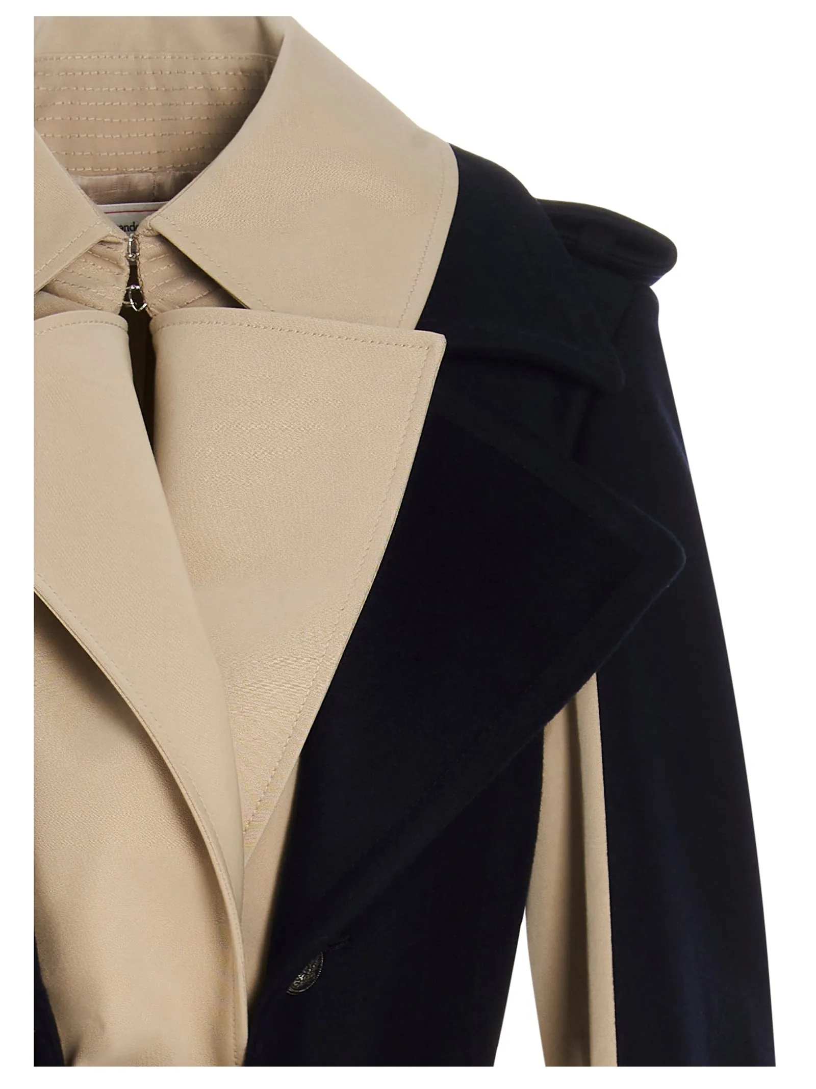 Alexander McQueen Hybrid Military Trench Coat