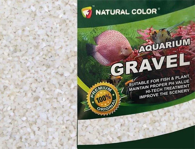 Aquarium Fish Tank White Gravel 4 - 6mm 5kg