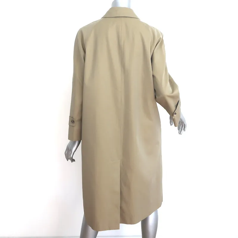 Aquascutum Trench Coat Khaki Beige Size Medium