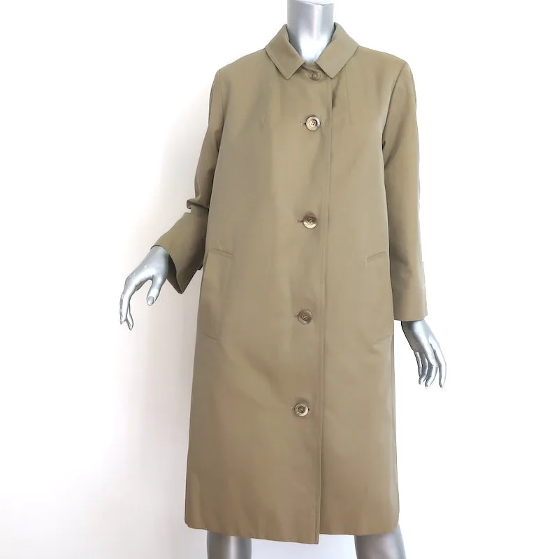 Aquascutum Trench Coat Khaki Beige Size Medium