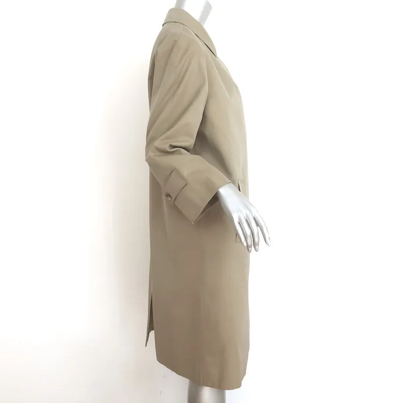 Aquascutum Trench Coat Khaki Beige Size Medium