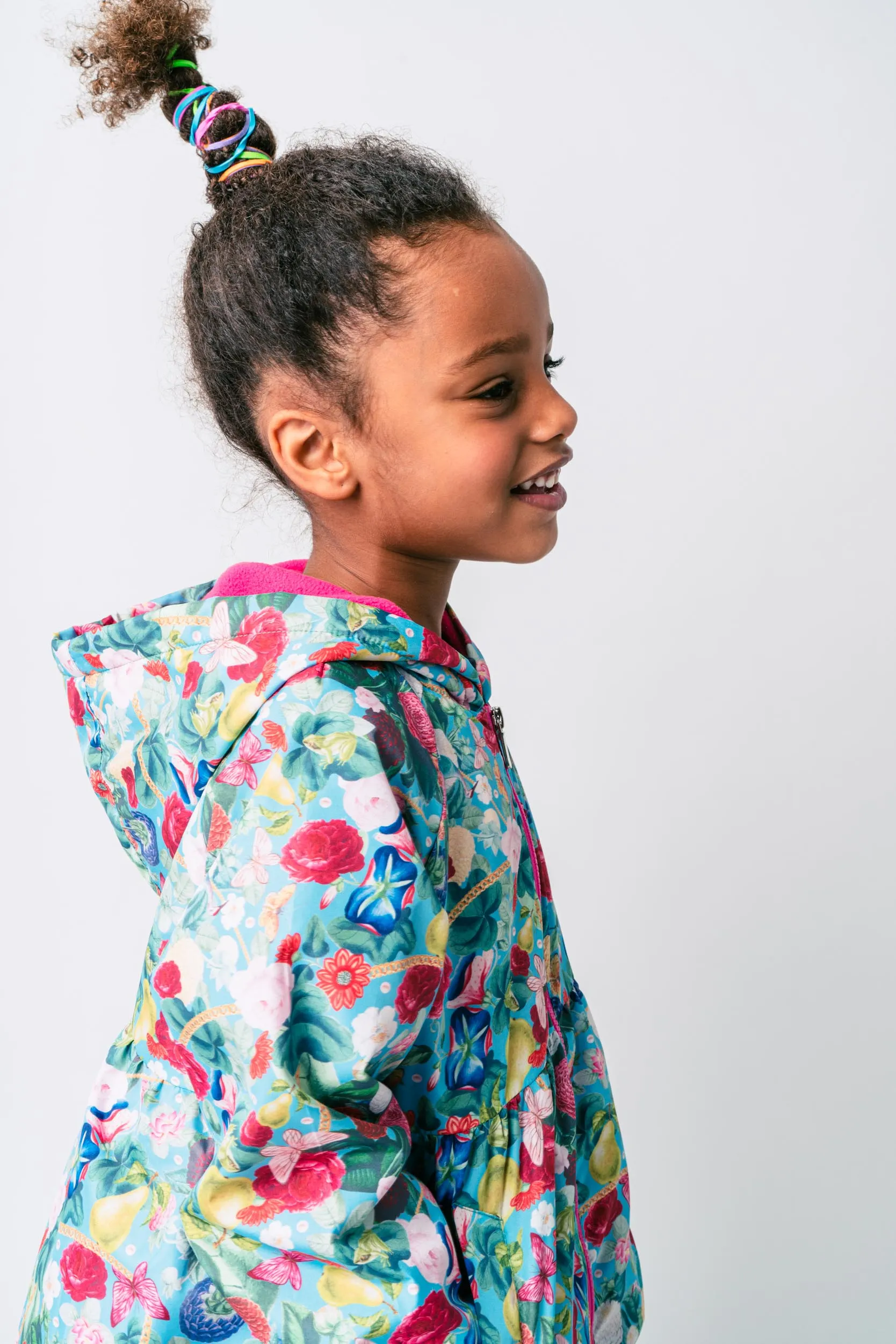 AW21 Rosalita Girls Weiser Flower Print Raincoat