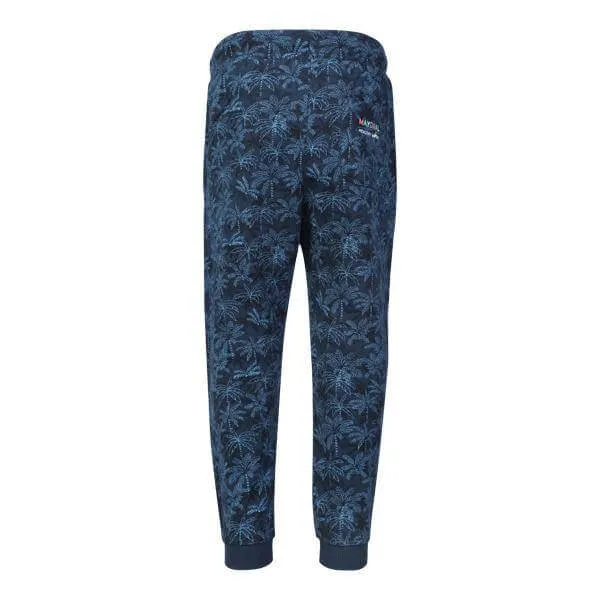 BABY BOYS ESTAMPED FLEECE JOGGERS - BLUE