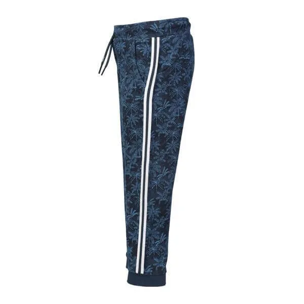 BABY BOYS ESTAMPED FLEECE JOGGERS - BLUE