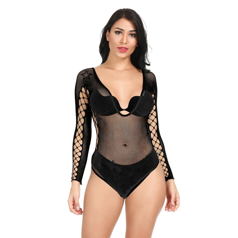 Babydoll Dress Lace Open Bra Lingerie Costume Bodystocking Cosplay Lingeries Bodysuit