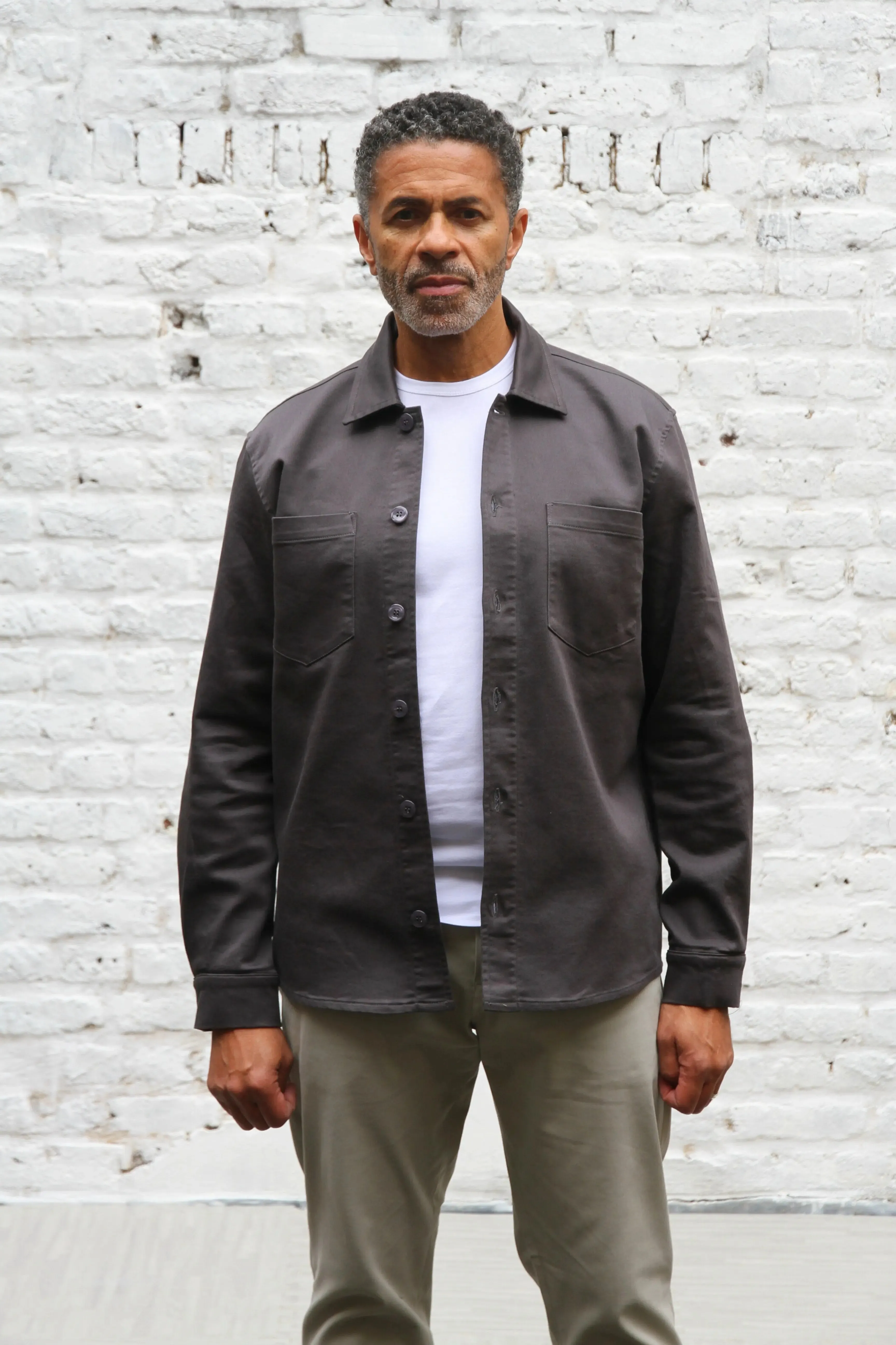 Bart Superflex Overshirt - Grey