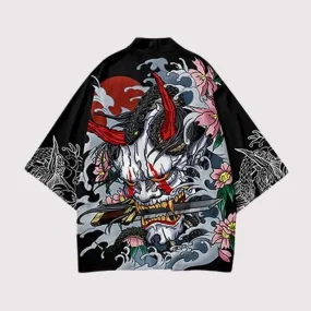 Black Oni Kimono Cardigan