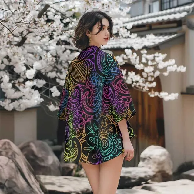 Bold Kimono Cardigan