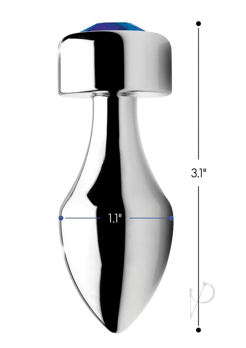 Booty Sparks Weight Aluminum Plug Blu Sm