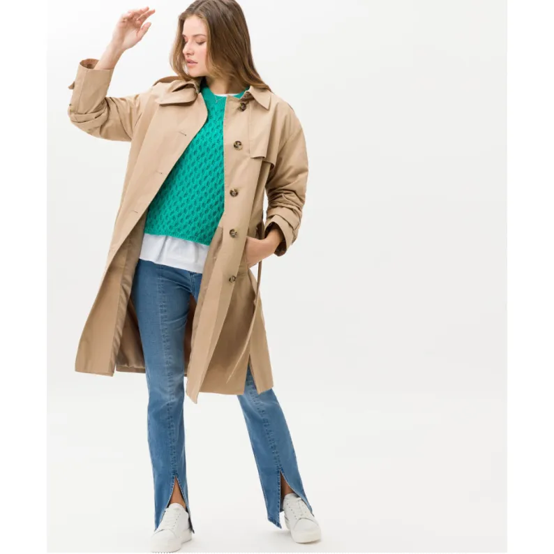 Brax London Mac Trench Coat Camal 92-6158