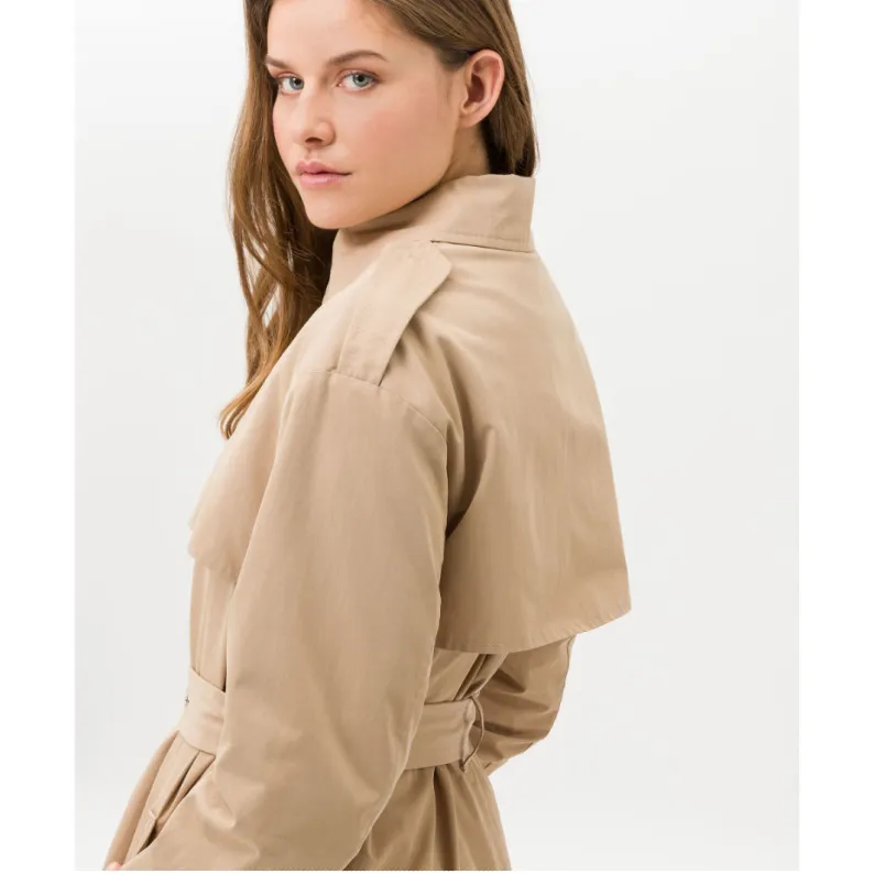 Brax London Mac Trench Coat Camal 92-6158