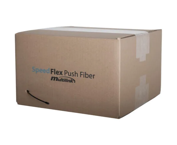 Bulk Fiber, 2 Fiber SpeedFlex™, Black (Indoor/Outdoor), 1000 Ft. Contractor Box