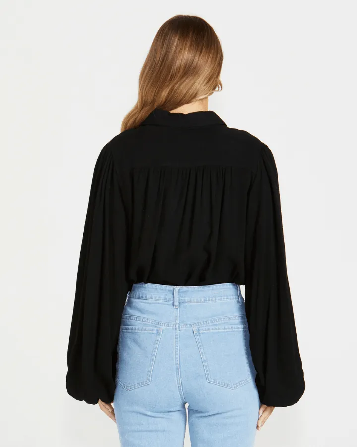 CHAPEL TRIM SHIRT - Black