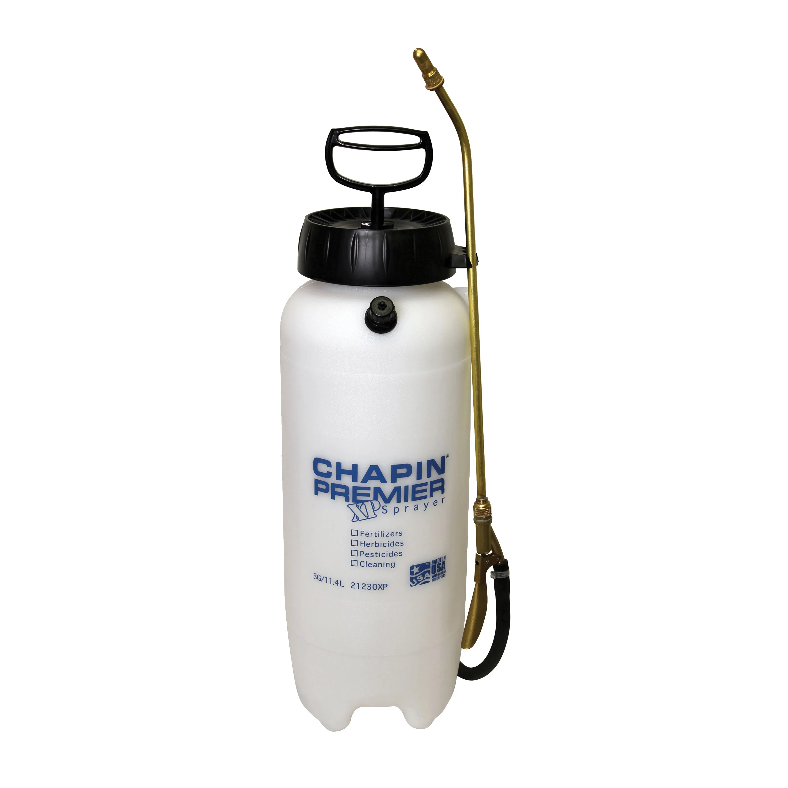 CHAPIN Premier Pro XP 21230XP Handheld Sprayer, 3 gal Tank, Poly Tank, 42 in L Hose