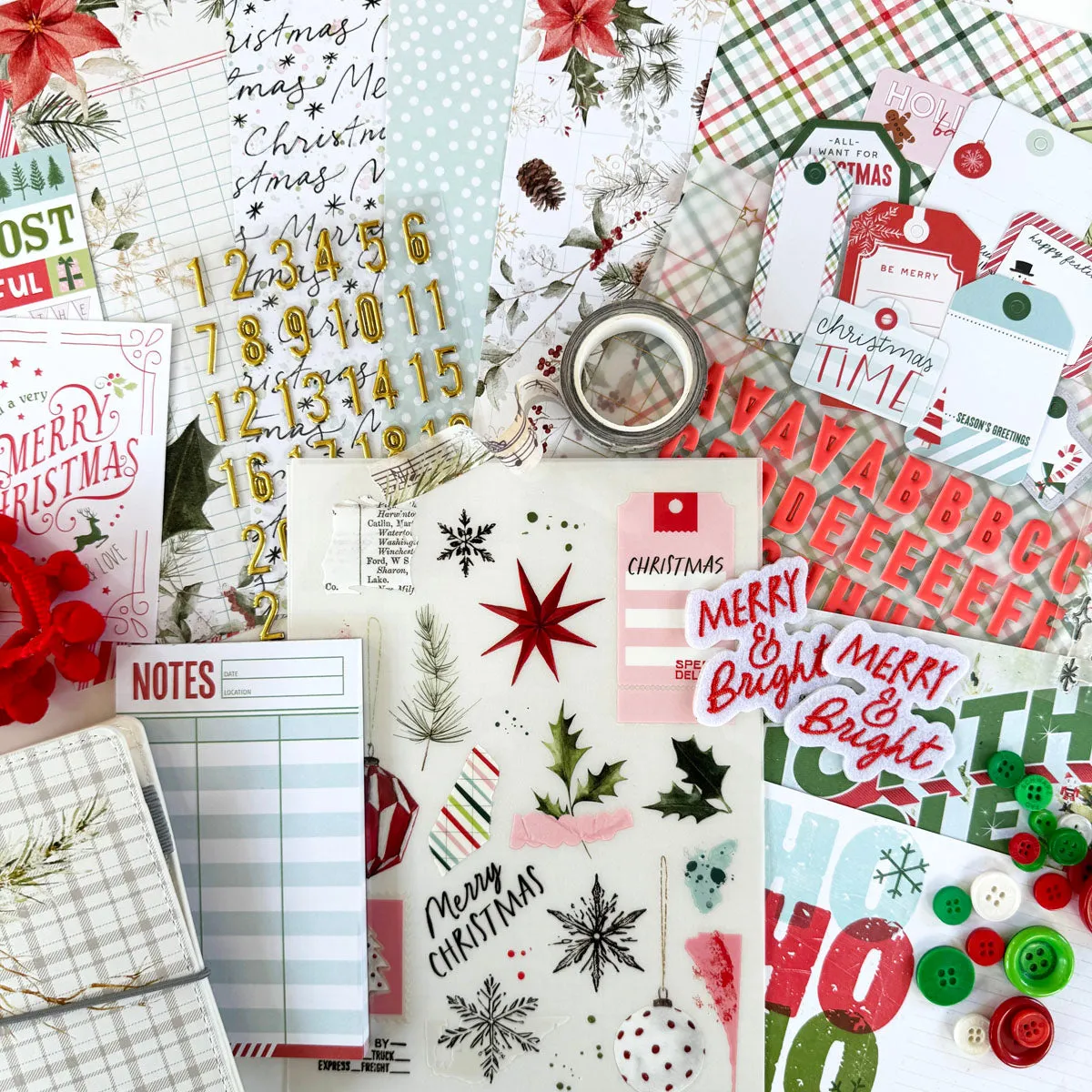 Christmas 2024 Bonus Kit   Sticker Bundle - December 2024