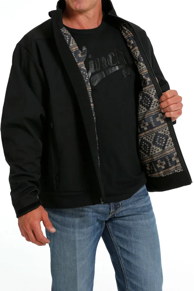 CINCH BLACK BONDED LOGO ON BACK - MENS JACKET