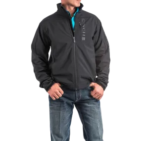 Cinch Men's Black Solid Bonded Softshell Jacket MWJ1009000