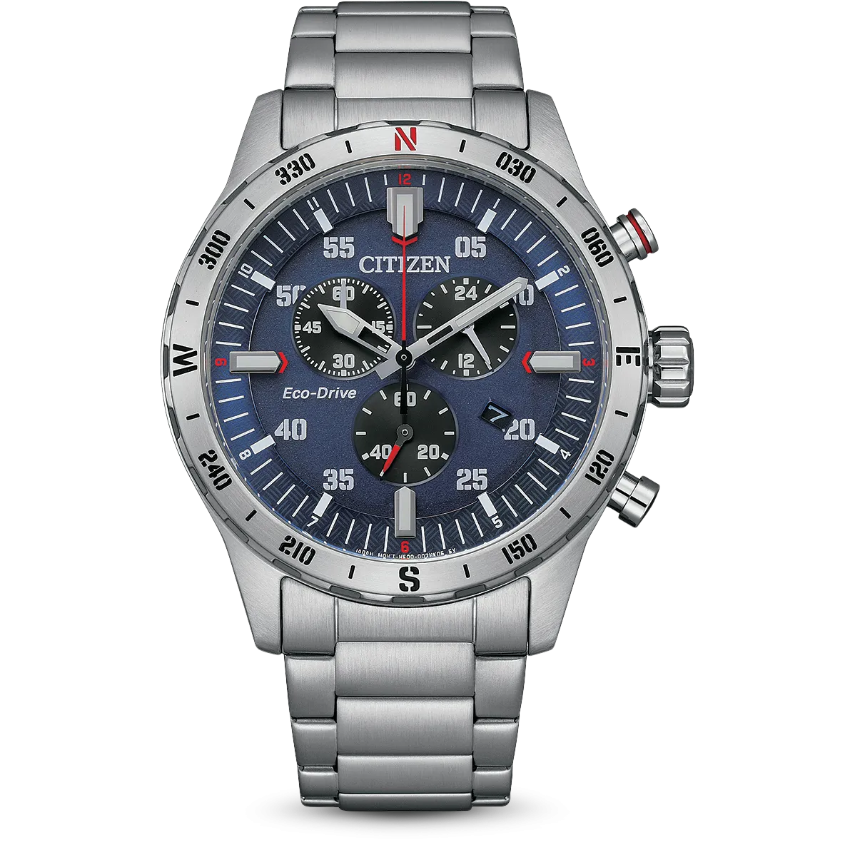 Citizen Eco-Drive Chronograph Blue Men's Watch AT2520-89L