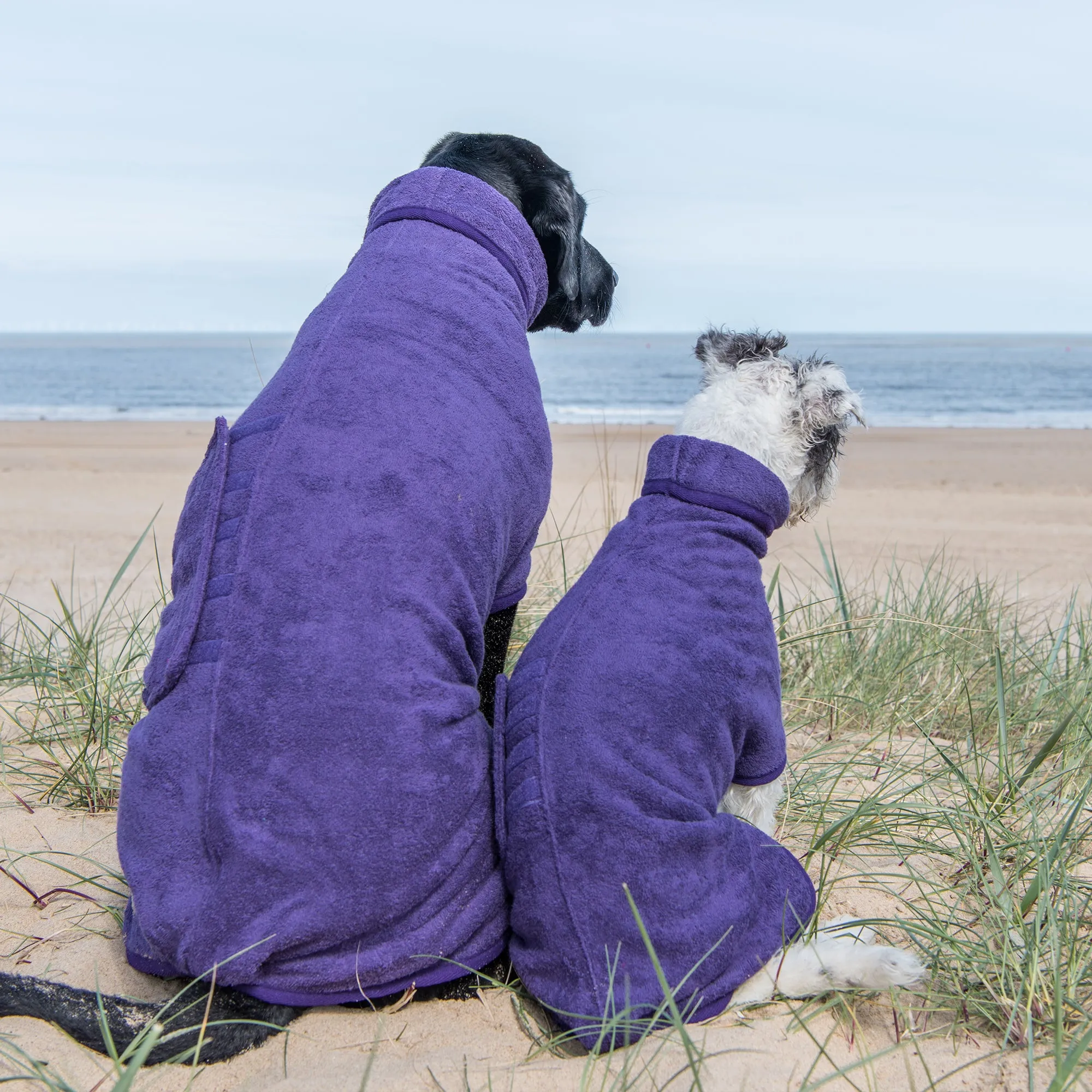 Classic Dog Drying Coat - Heather