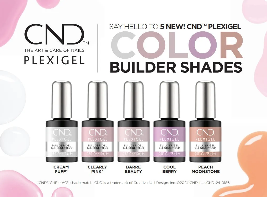 CND Plexigel Color Builder Cream Puff .5 oz.