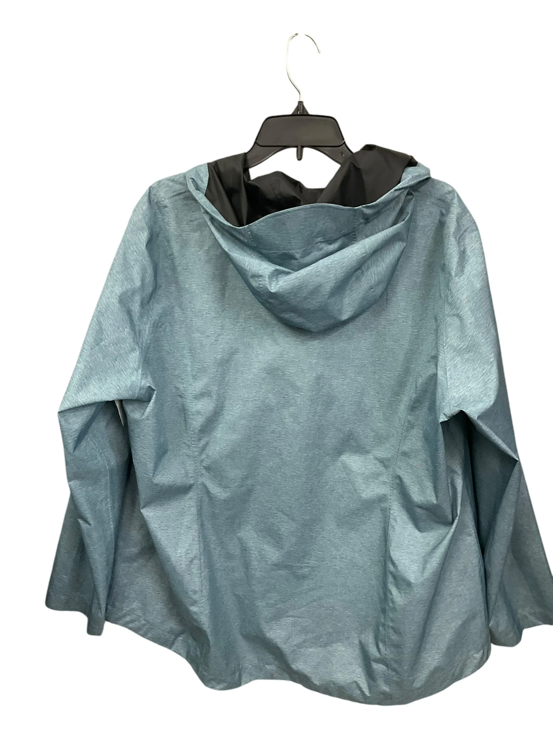 Coat Raincoat By 32 Degrees In Teal, Size: Xxl