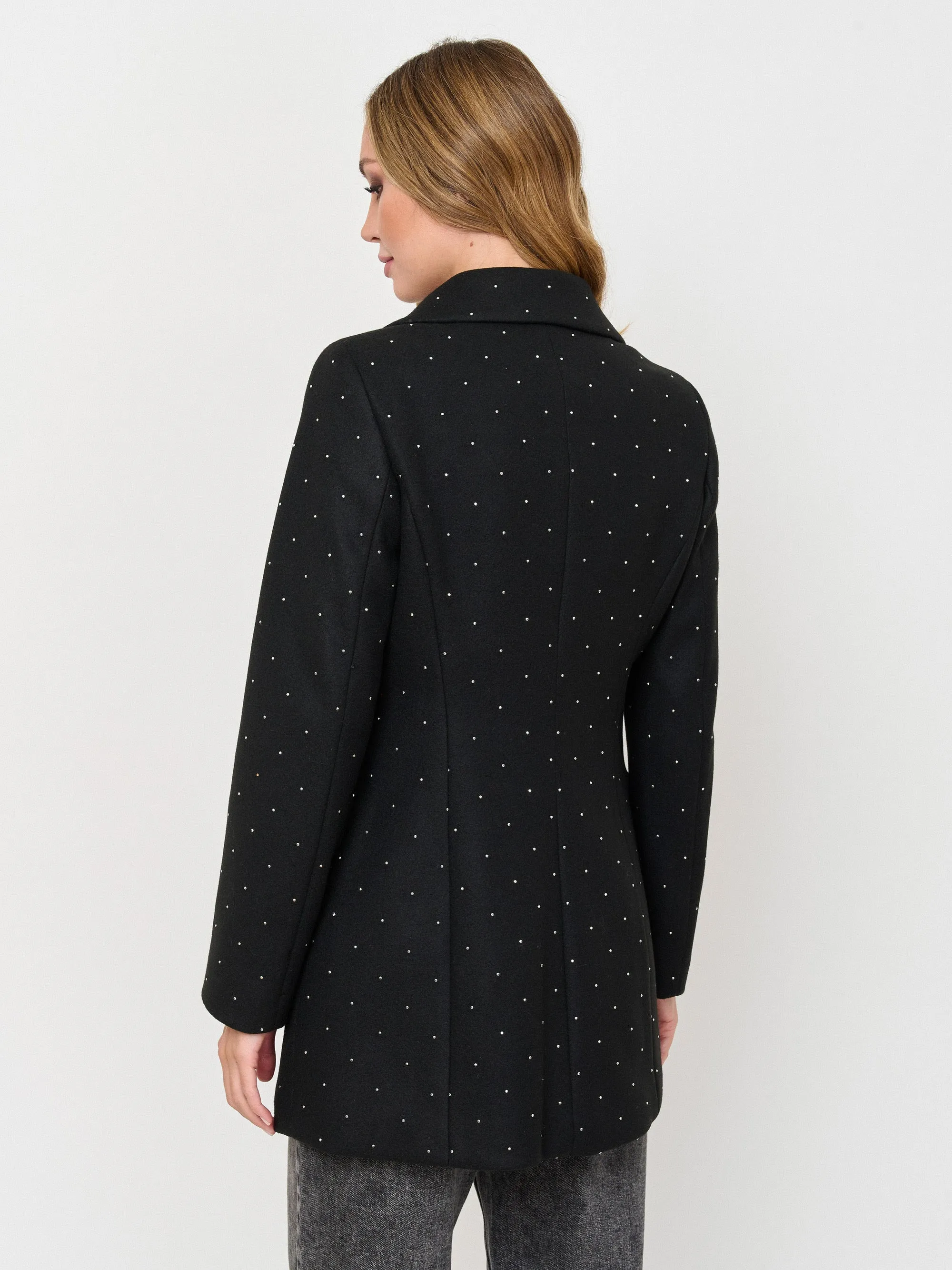 Coat with Rhinestones