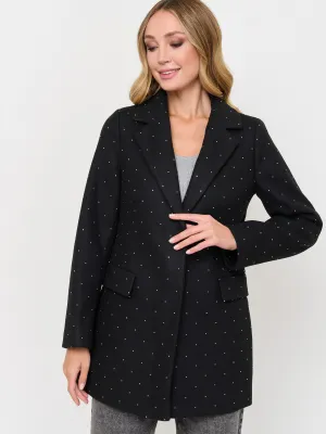 Coat with Rhinestones