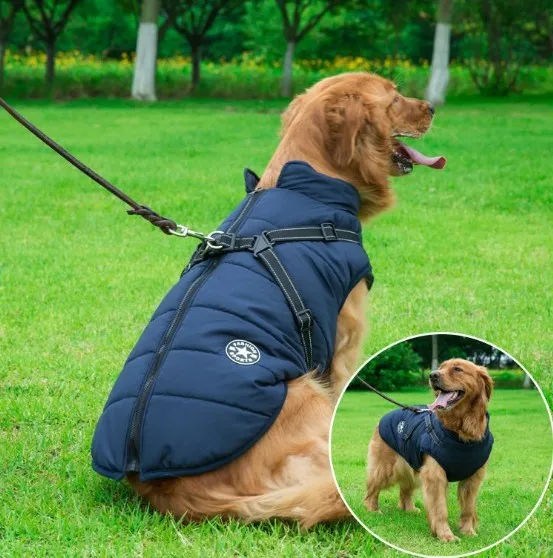 Cotton Waterproof Winter Vest for Dogs