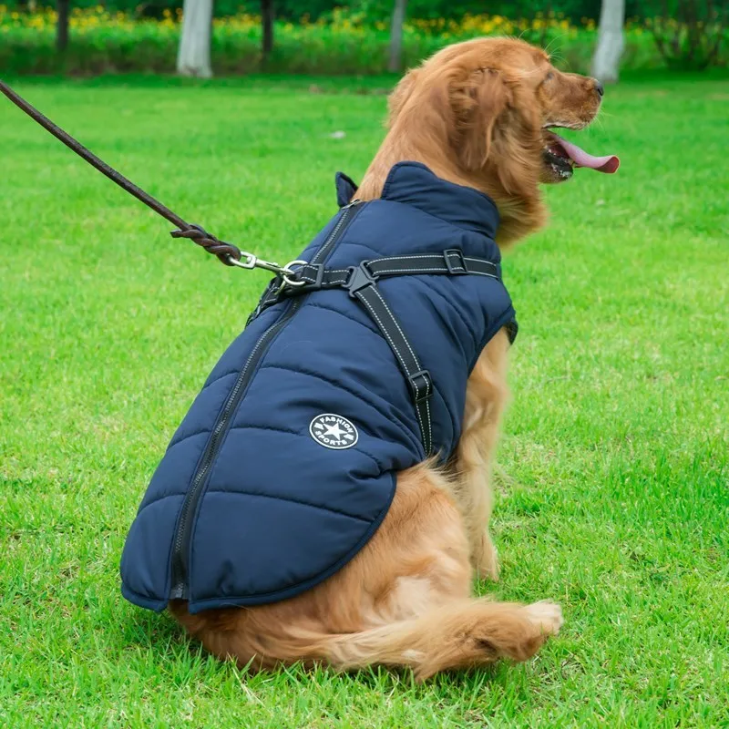 Cotton Waterproof Winter Vest for Dogs