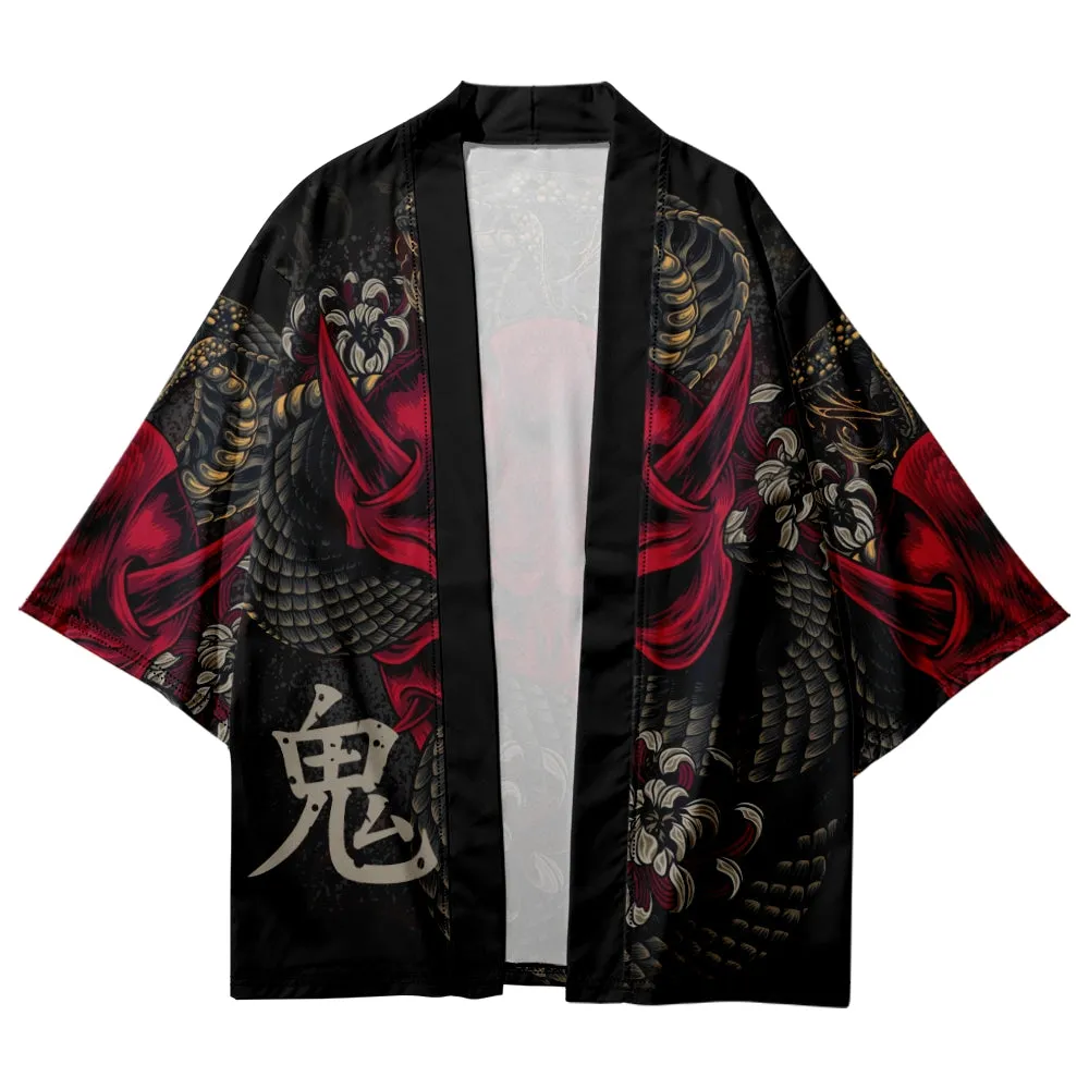 Crimson Oni Nimbus Kimono Cardigan