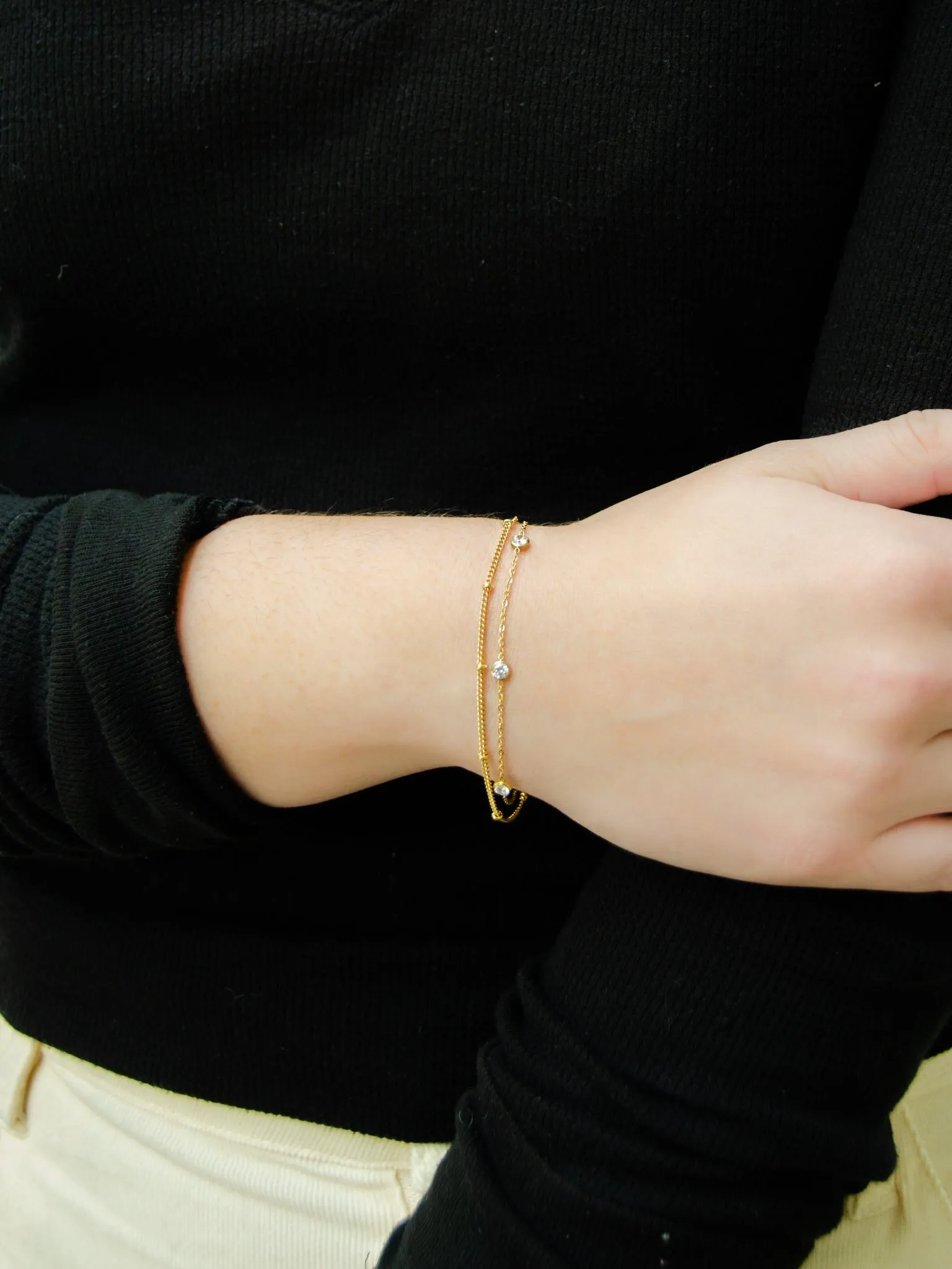 Danielle 14K Gold Bracelet