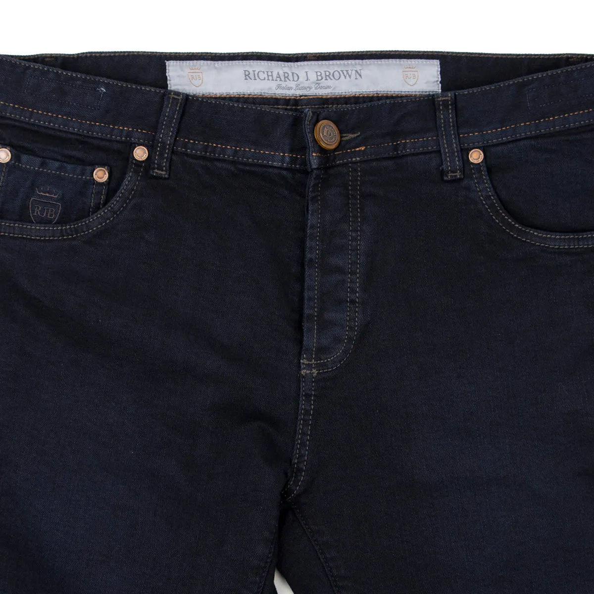 Dark Navy Denim 'Tokyo' Slim Fit Jeans