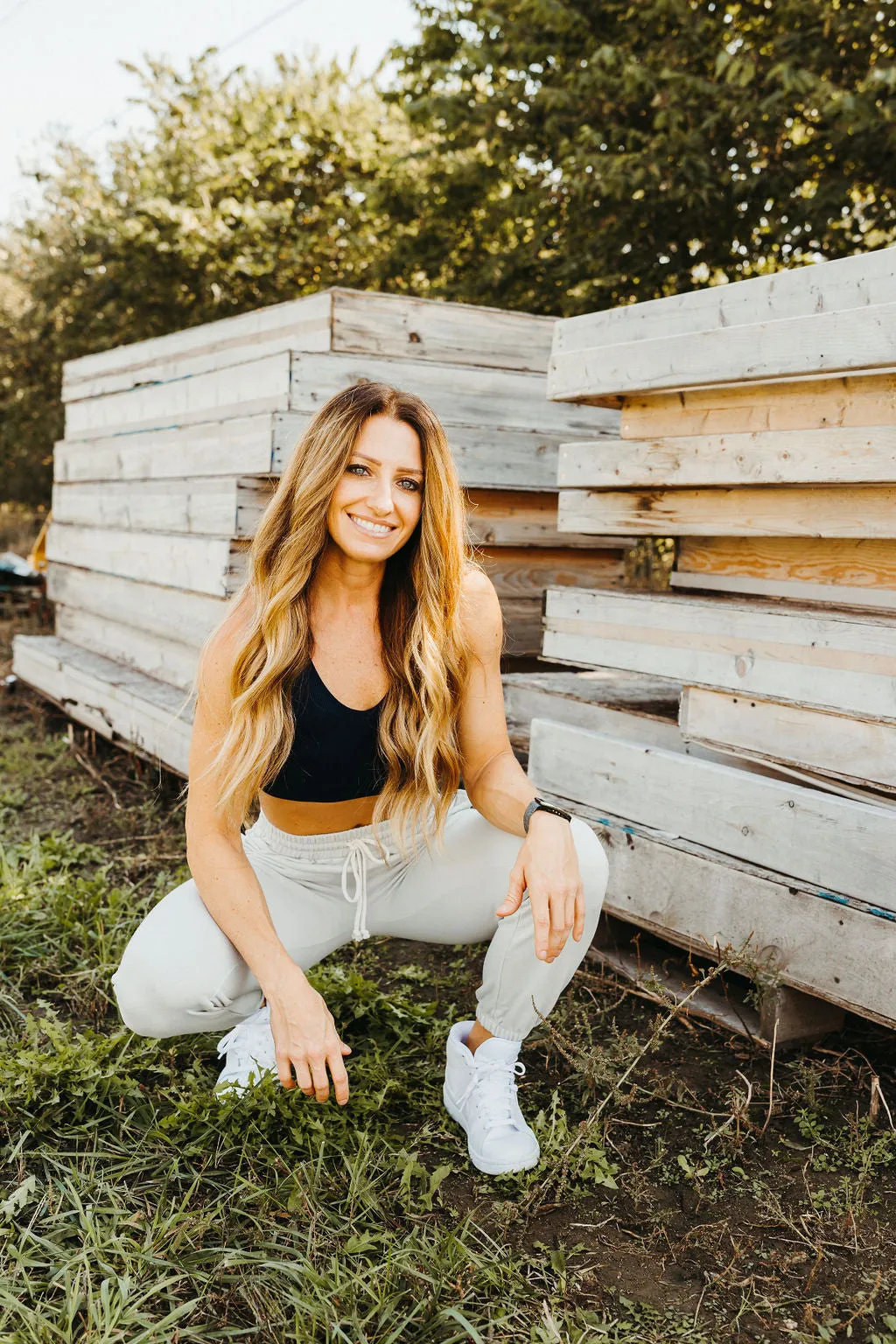 Deep Navy // Movement Ribbed Crop Tank