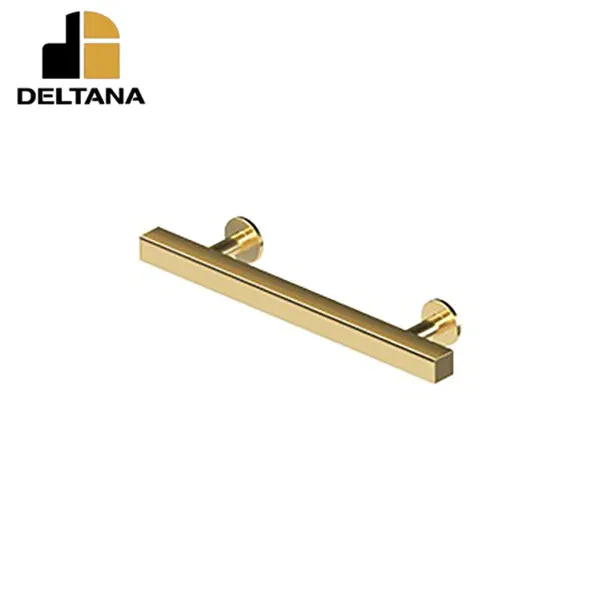 Deltana - Contemporary Cabinet Pull - 4" - Pommel - Solid Brass - Optional Finish