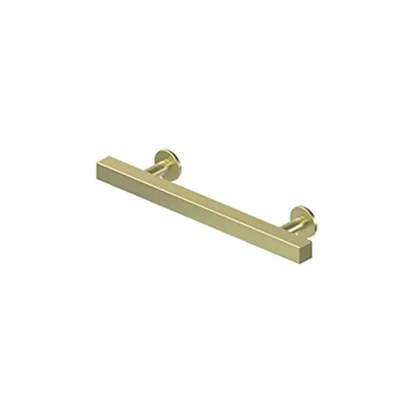 Deltana - Contemporary Cabinet Pull - 4" - Pommel - Solid Brass - Optional Finish