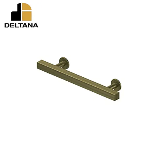 Deltana - Contemporary Cabinet Pull - 4" - Pommel - Solid Brass - Optional Finish