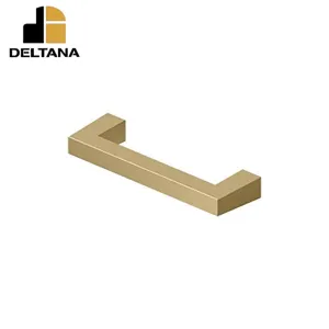 Deltana - Modern Square Bar Pull - 3-1/2" - Heavy Duty - Solid Brass - Optional Finish