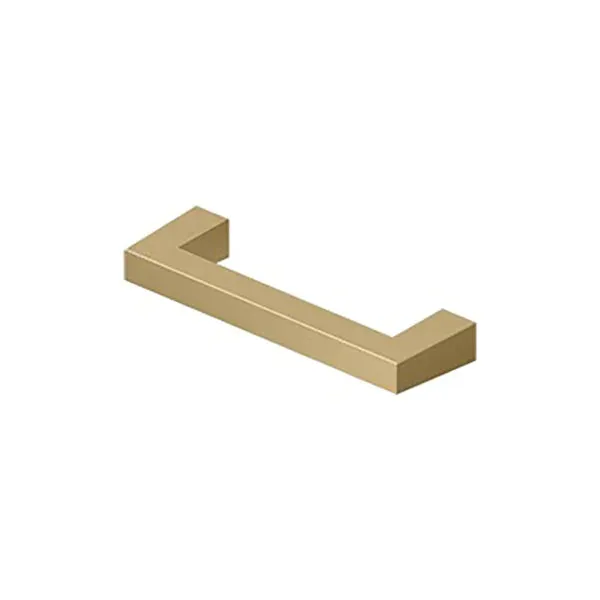 Deltana - Modern Square Bar Pull - 3-1/2" - Heavy Duty - Solid Brass - Optional Finish