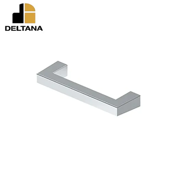 Deltana - Modern Square Bar Pull - 3-1/2" - Heavy Duty - Solid Brass - Optional Finish