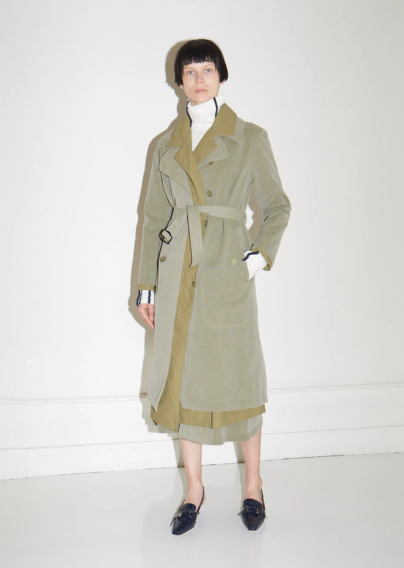 Devin Cotton Canvas Trench Coat