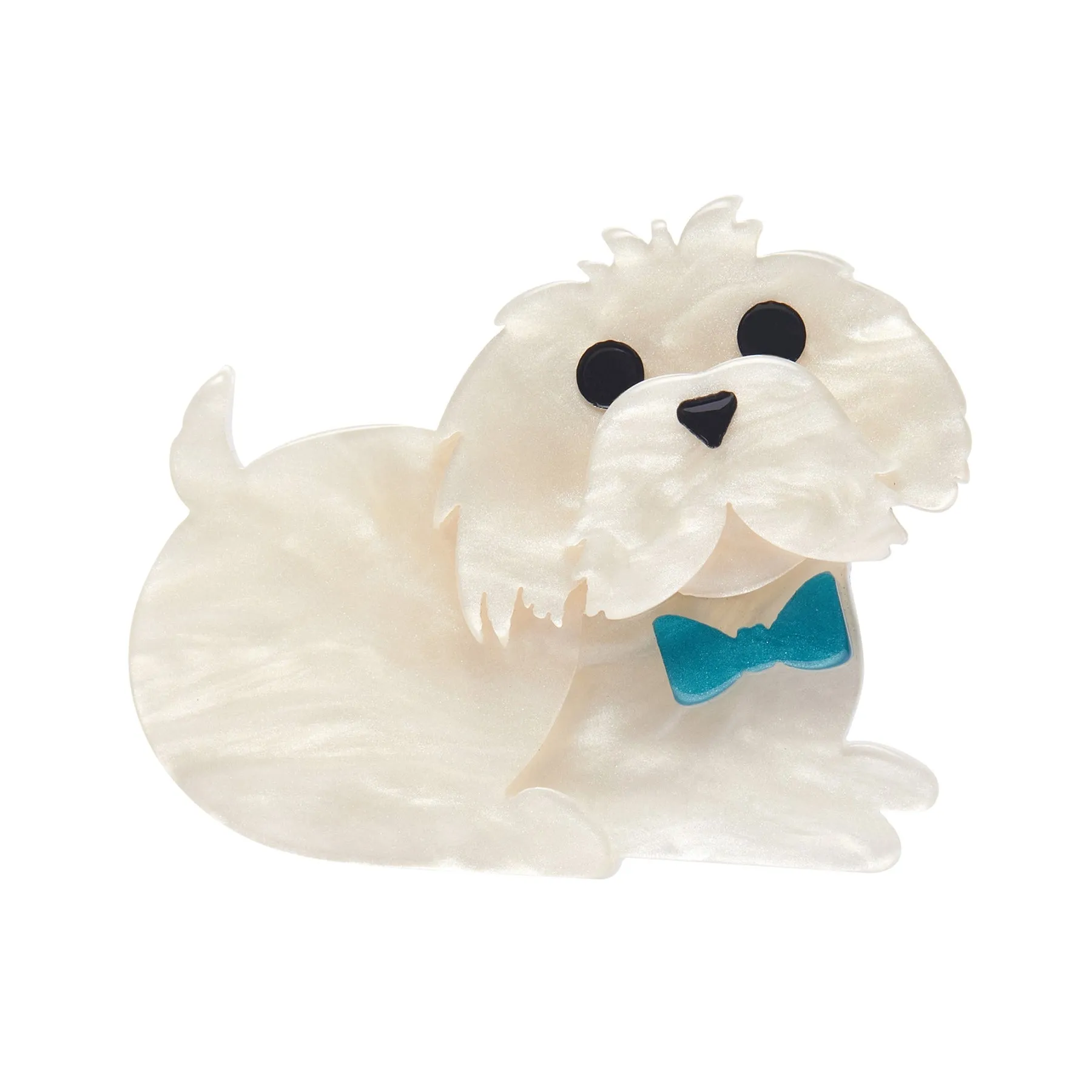 Dog Minis Collection Marc the Maltese Brooch