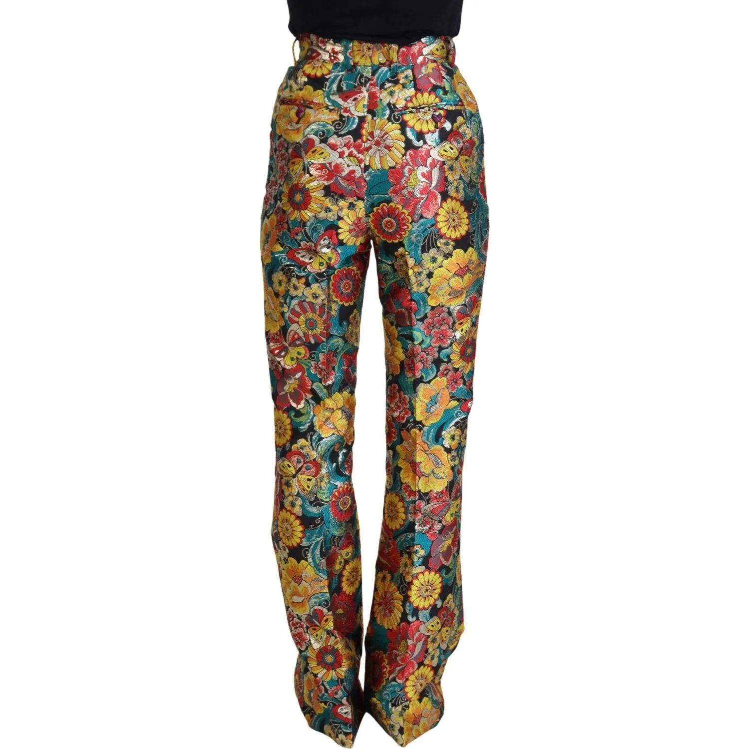 Dolce & Gabbana Elegant Multicolor Woven Pants