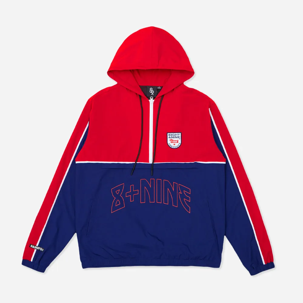 Dolo Nylon Anorak Jacket Red